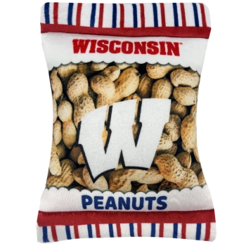 Wisconsin Badgers- Plush Peanut Bag Toy